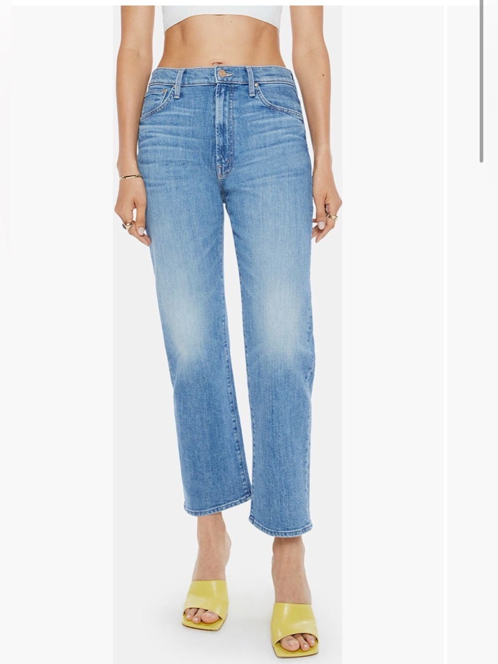 Mother The Ditcher Straight Leg Jeans